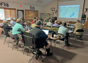 Ron Weber, WDNR, gives a presentation at the 2025 Annual Meeting.